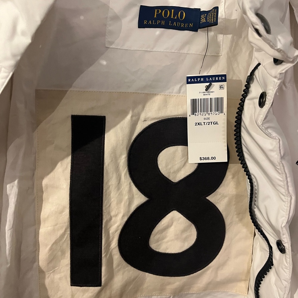 Ralph Lauren Ivory Puffer Jacket - Picture 3 of 6